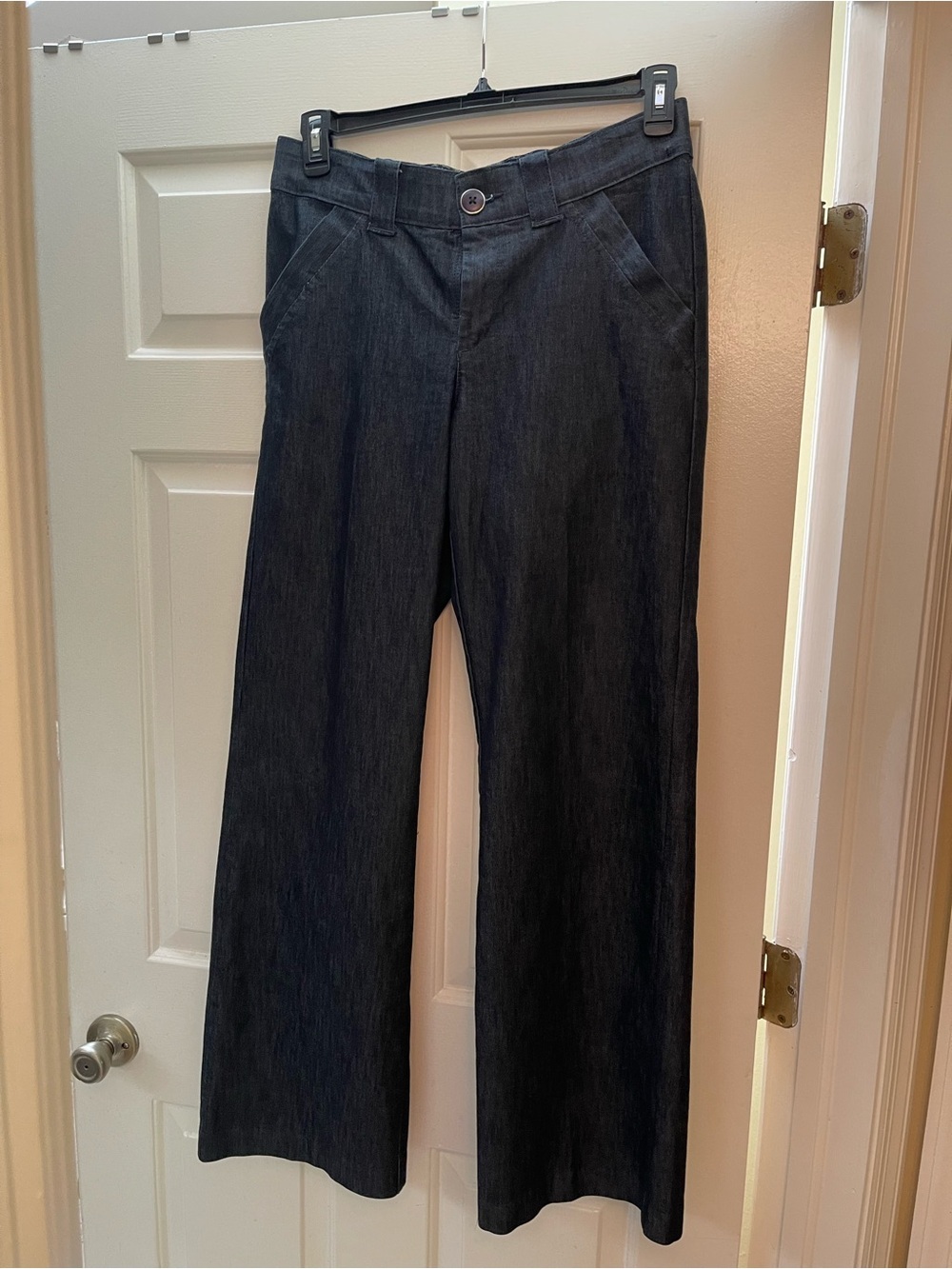 Lee Women's Wide-Leg Jeans with Comfort Waistband- Deep Indigo.